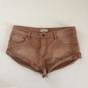 Free People Irreplaceable cutoff denim shorts 28